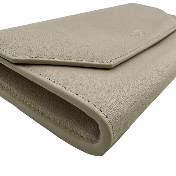 BALENCIAGA 736732 Envelope Continental Wallet, Beige - Picture 5 of 10